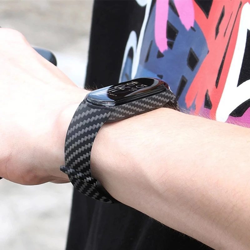 Wristband for Xiaomi Mi Band 6/5 Carbon black