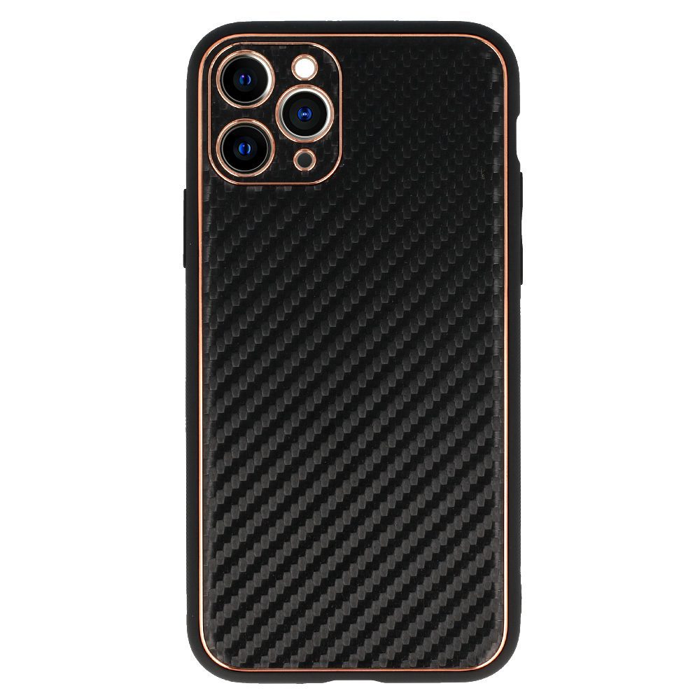 foto_add-211751 TEL PROTECT Leather Carbon Case for Iphone 11 Pro Black