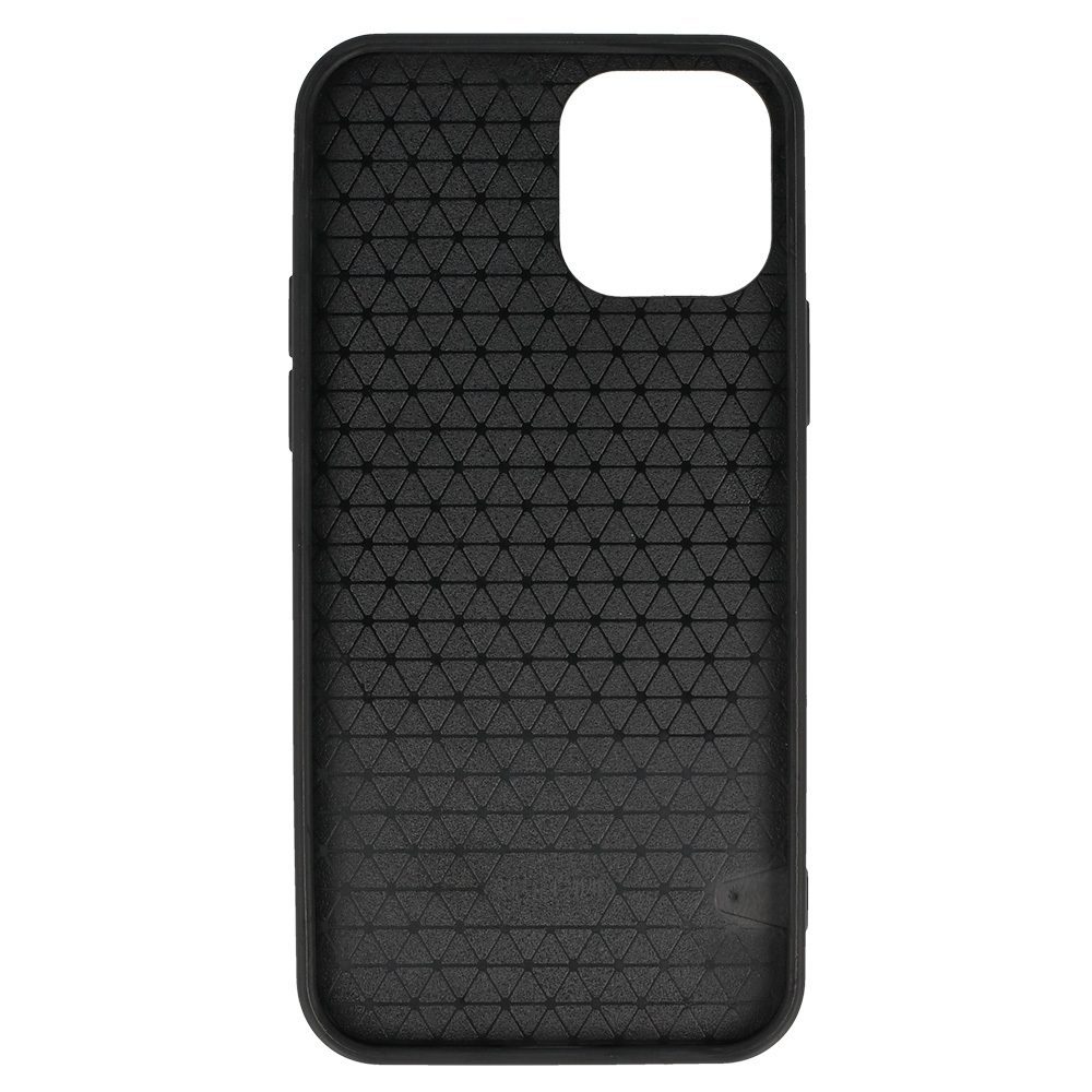Tel Protect CARBON Case for Iphone 12 Pro Max Black with red stripe