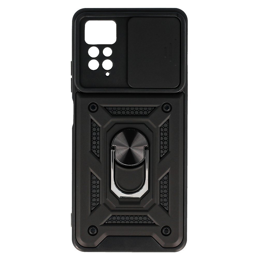 foto_add-214916 Slide Camera Armor Case for  Xiaomi Redmi Note 11 Pro/Note 11 Pro 5G Black