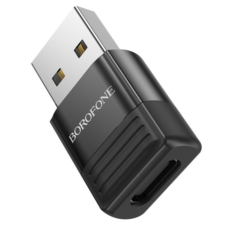 foto_add-220347 Borofone Adapter BV18 - USB to Type C - black