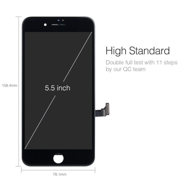foto_add-224573 LCD Display NCC for Iphone 8 Plus Black Select