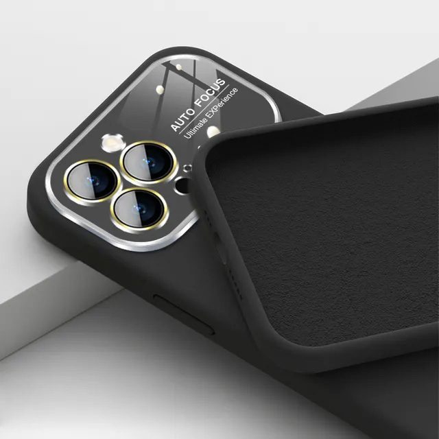 foto_add-235639 Soft Silicone Lens Case for Iphone 14 Pro Max black