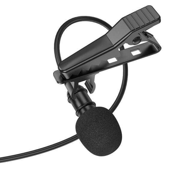 Borofone Lavalier microphone BFK11 Elegant Lightning black
