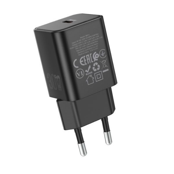 foto_add-236739 Borofone Wall charger BN13 Safety GaN - Type C - PD 30W black