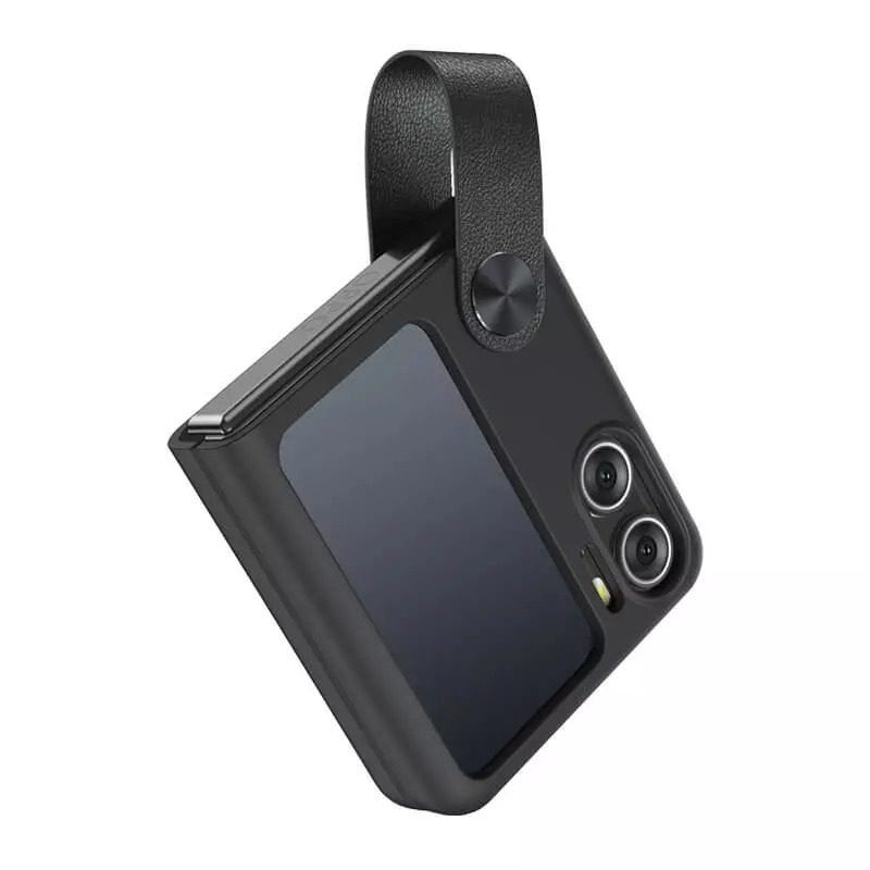 Nillkin Flex Flip Finger Strap Silicone Case for Oppo Find N2 Flip black