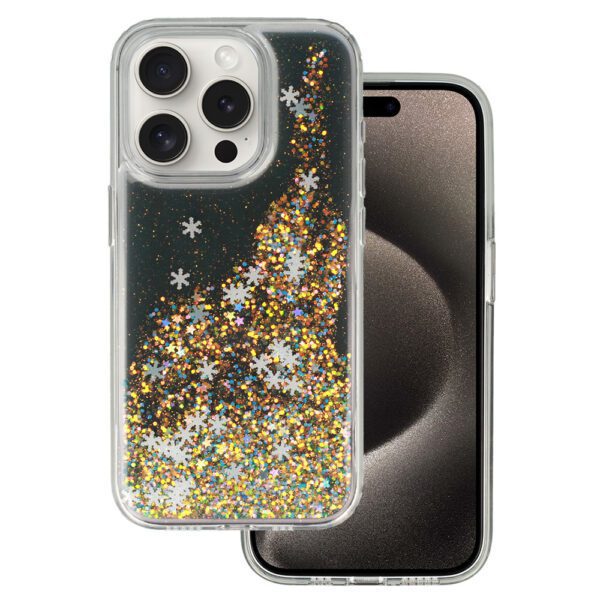 Snowflake Series Case for Iphone 15 Pro black