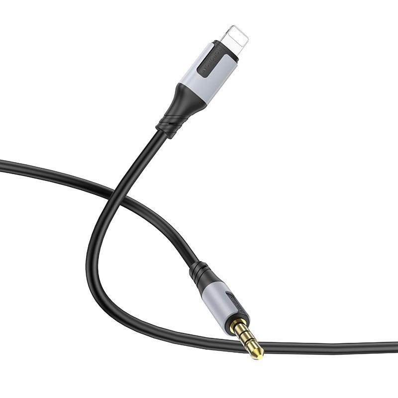 Borofone Cable AUX BL19 Creator - jack 3,5mm to Lightning - 1 metre black