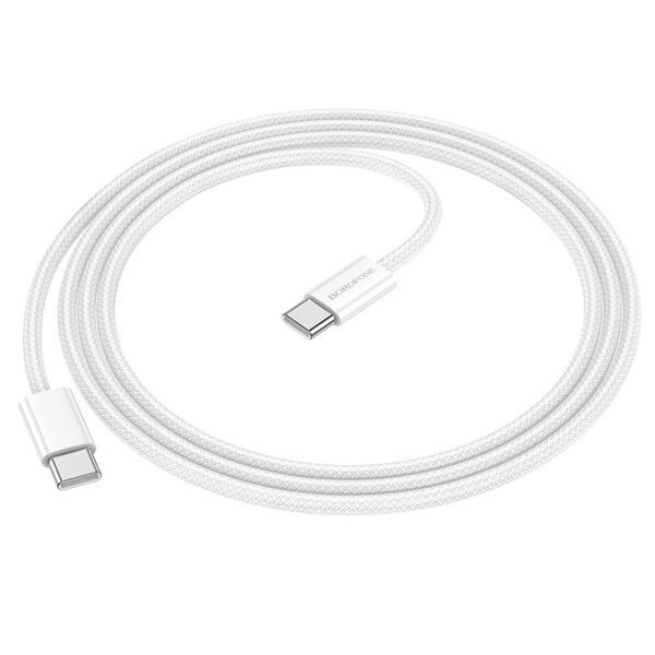 Borofone Cable BX103 Original - Type C to Typ C - 60W 3A 1 metre white