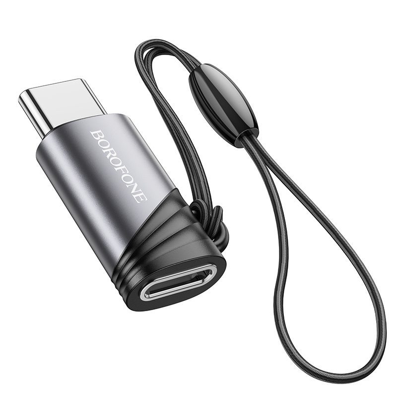 Borofone Adapter BV20 - Lightning female to Type C male - black