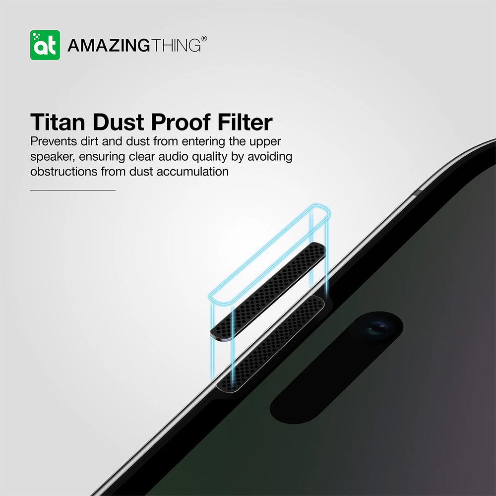 Amazing Thing Tempered glass Titan Privacy Glass IP156.7PRCFGLA for Iphone 15 Pro Max