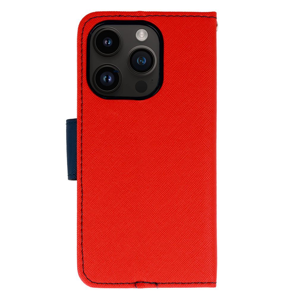 Fancy Case for Iphone 14 red-navy