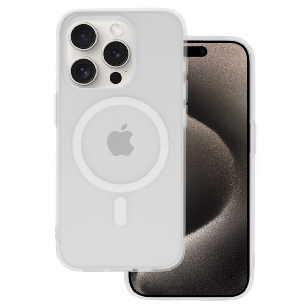 Warframe Magsafe Series Case for Iphone 15 Plus white