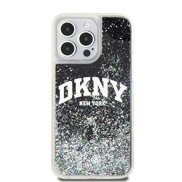 Original Case DKNY hardcase Liquid Glitter Big Logo DKHCP14XLBNAEK for Iphone 14 Pro Max black