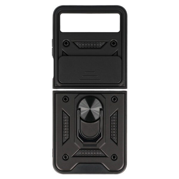 Slide Camera Armor Case for Motorola Razr 40 5G Black