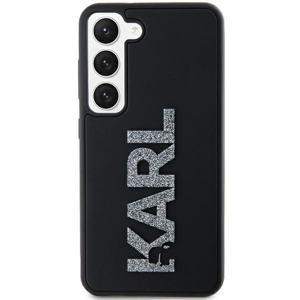foto_add-279598 Original Pouch KARL LAGERFELD  hardcase 3D Rubber Glitter Logo KLHCS24S3DMBKCK for Samsung Galaxy S24 black