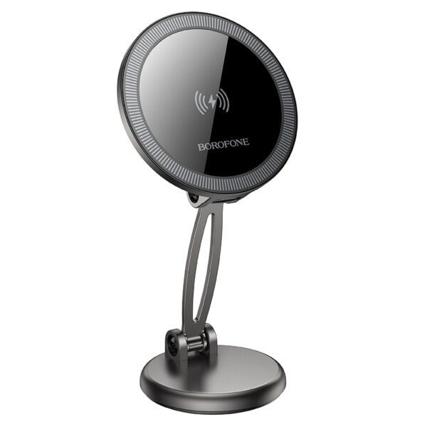 Borofone Car holder BH218 Star magnetic with induction charging to dashboard black
