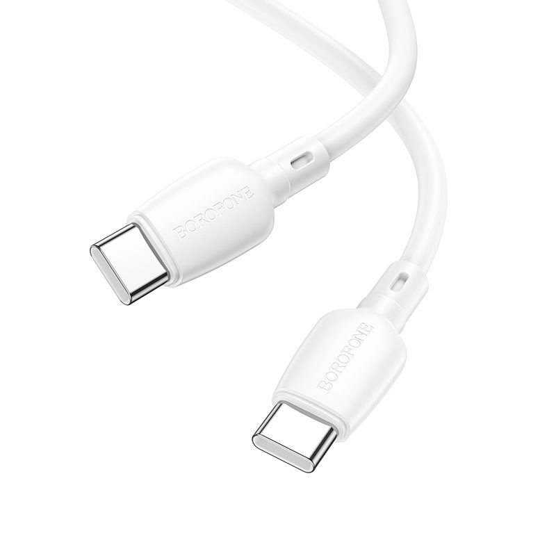Borofone Cable BX93 Super Power - Type C to Type C - 60W 3A 1 metre white