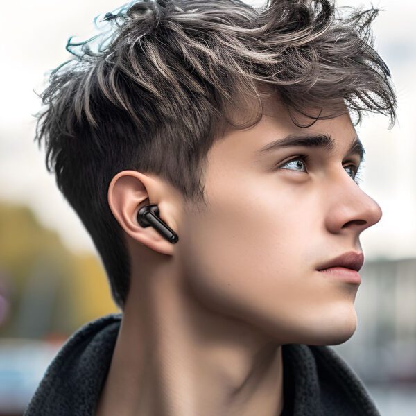 Borofone TWS Bluetooth Earphones FQ1 Shine black