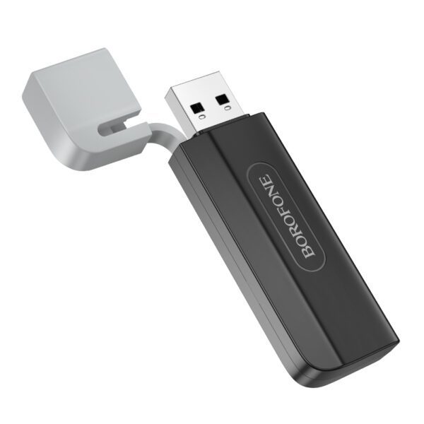 foto_add-286703 Borofone Card reader DH9 Wisdom 2 in 1 - USB 3.0 to SD + micro SD - black-grey