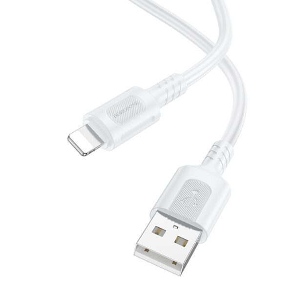 Borofone Cable BX111 Feliz - USB to Lightning - 2,4A 1 metre white