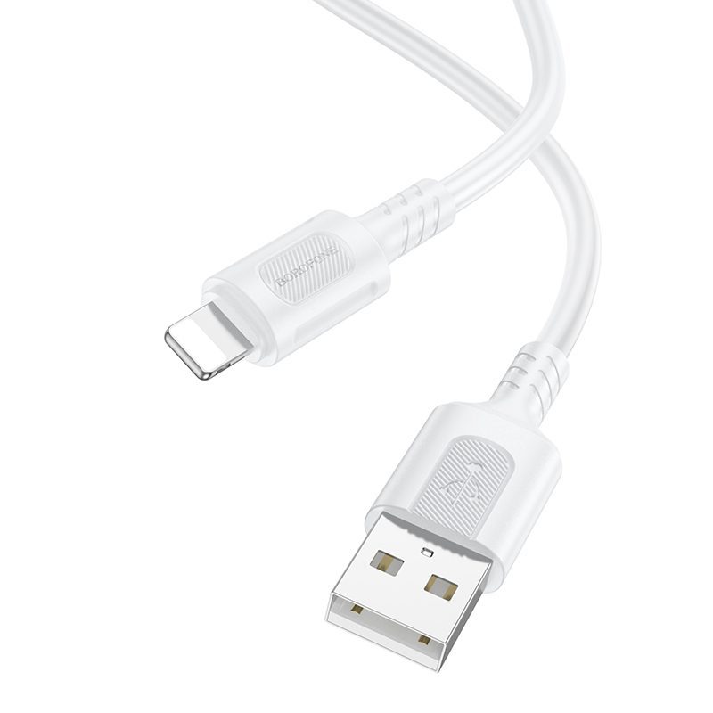 Borofone Cable BX111 Feliz - USB to Lightning - 2,4A 1 metre white