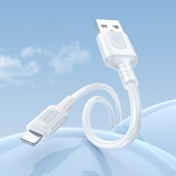 Borofone Cable BX111 Feliz - USB to Lightning - 2,4A 1 metre white
