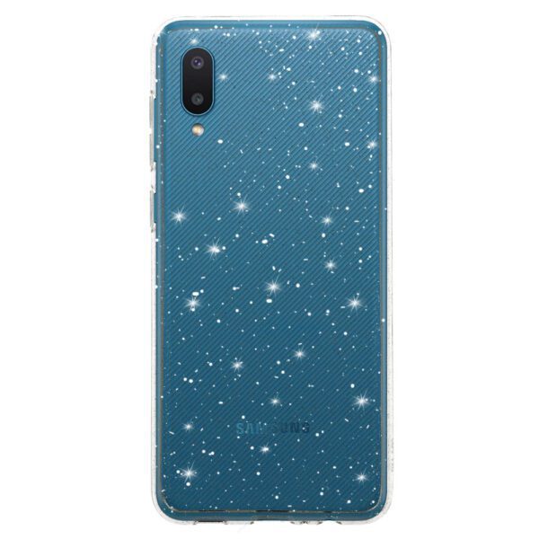 foto_add-287278 Crystal Glitter Case for Samsung Galaxy A02 Silver