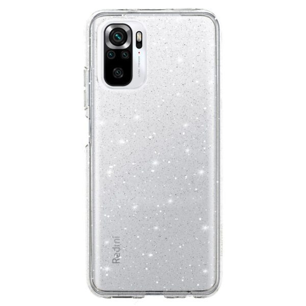 foto_add-287329 Crystal Glitter Case for Xiaomi Redmi Note 10/Note 10S/Poco M5S Silver