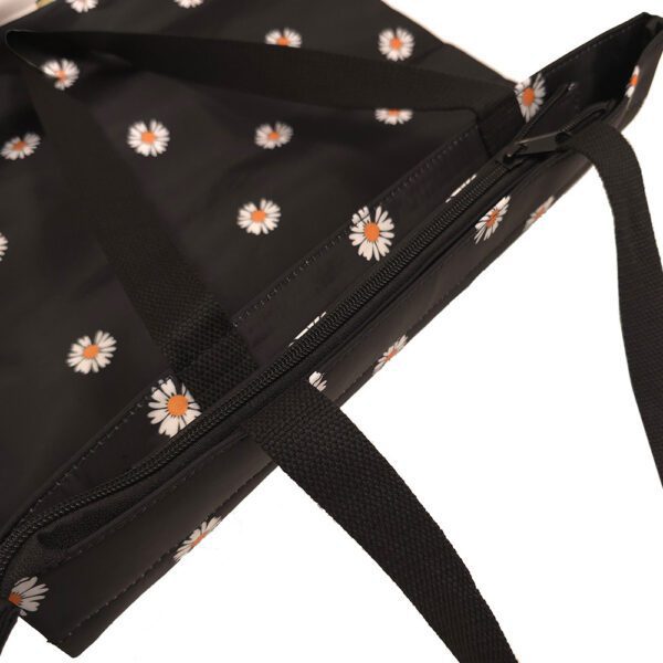 Shopping bag Wonder pattern 3 black