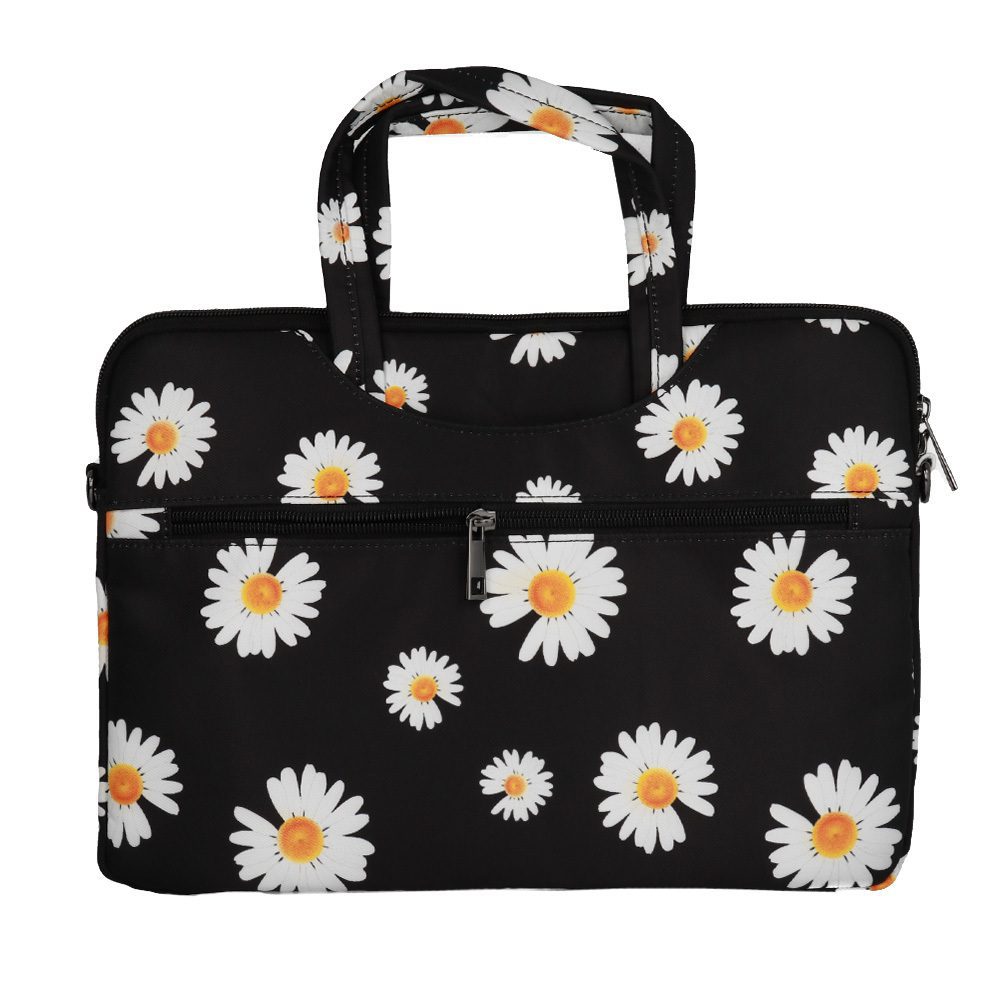 foto_add-288665 Wonder Briefcase Laptop 15-16 inches black daisies