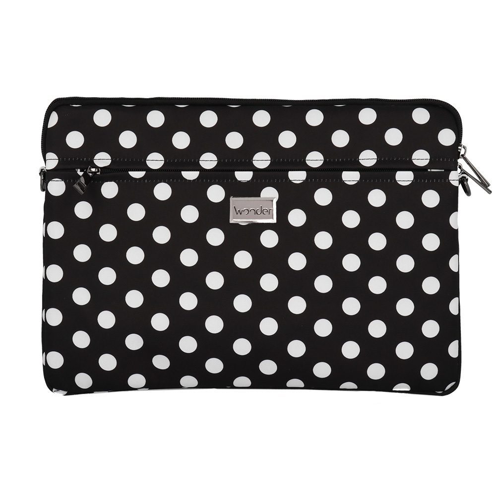 foto_add-288694 Wonder Sleeve Laptop 13-14 inches black polka-dot