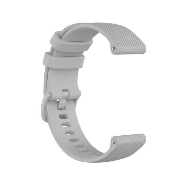 Universal silicone loop 22mm design 1 grey