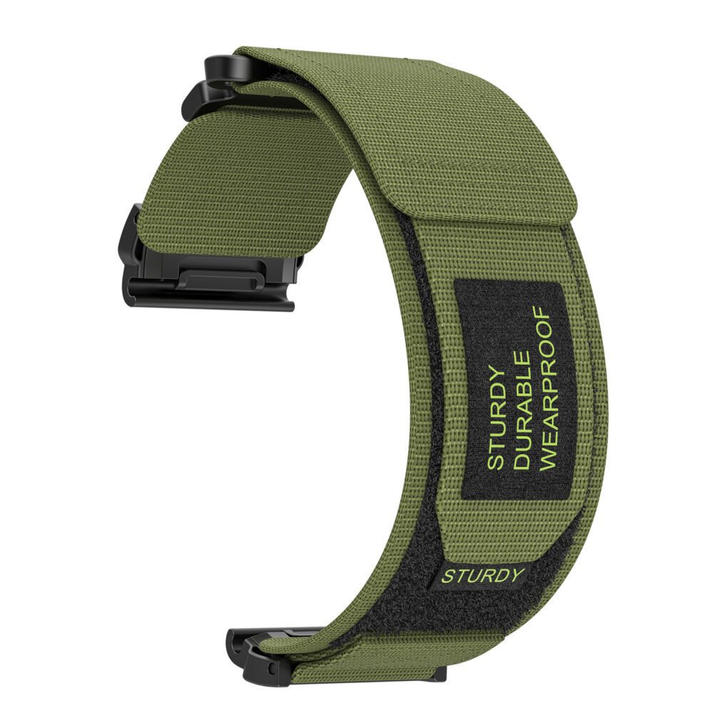 Nylon loop for Garmin 26mm design 1 green