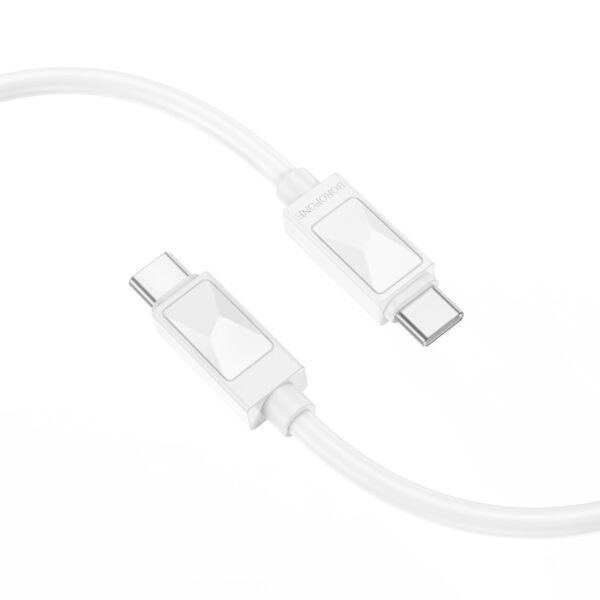 Borofone Cable BX109 Joy - Type C to Type C - 60W 3A 1 metre white