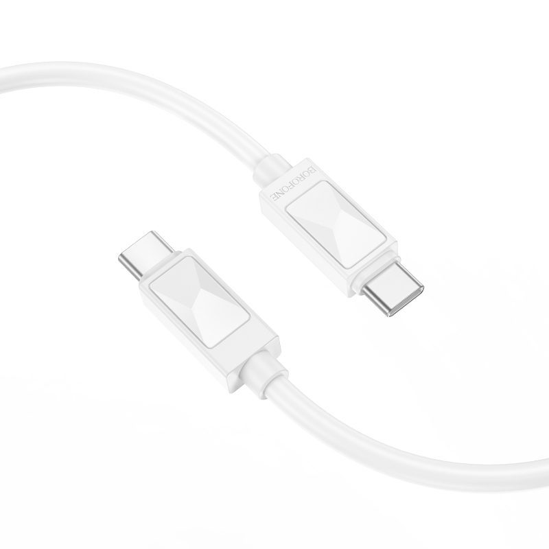 Borofone Cable BX109 Joy - Type C to Type C - 60W 3A 1 metre white