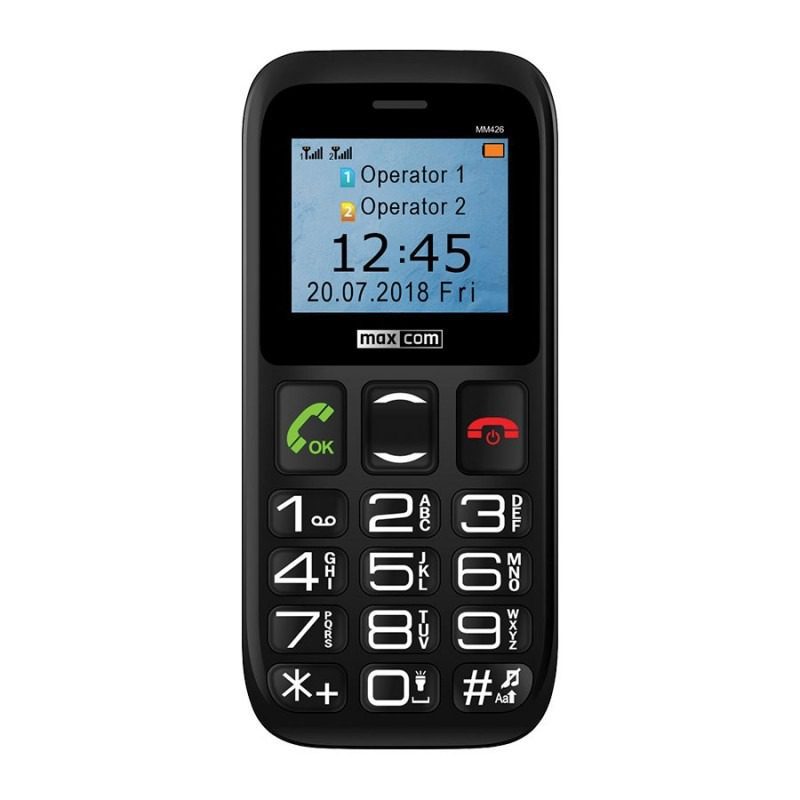 foto_add-293157 Mobile Phone GSM MAXCOM MM 426SE BLACK