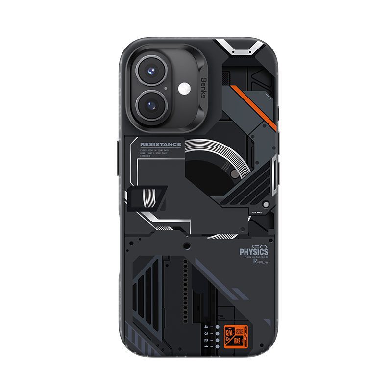 Benks Magnetic Mecha Series Case for Iphone 16 Plus black