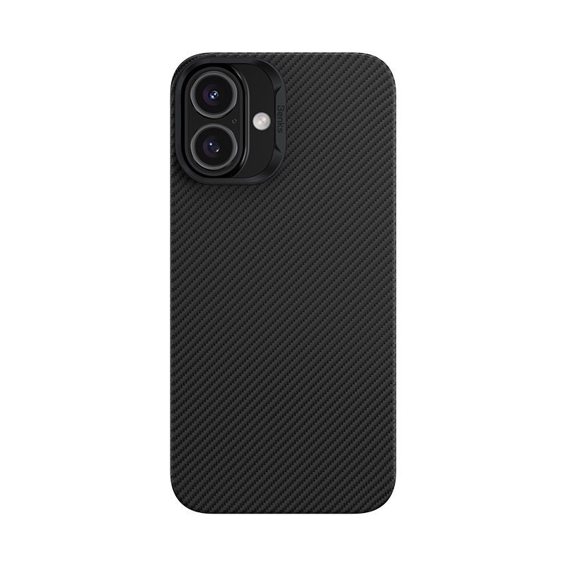 Benks Magnetic Armor Air Kevlar Case PC Frame 600D for Iphone 16 black