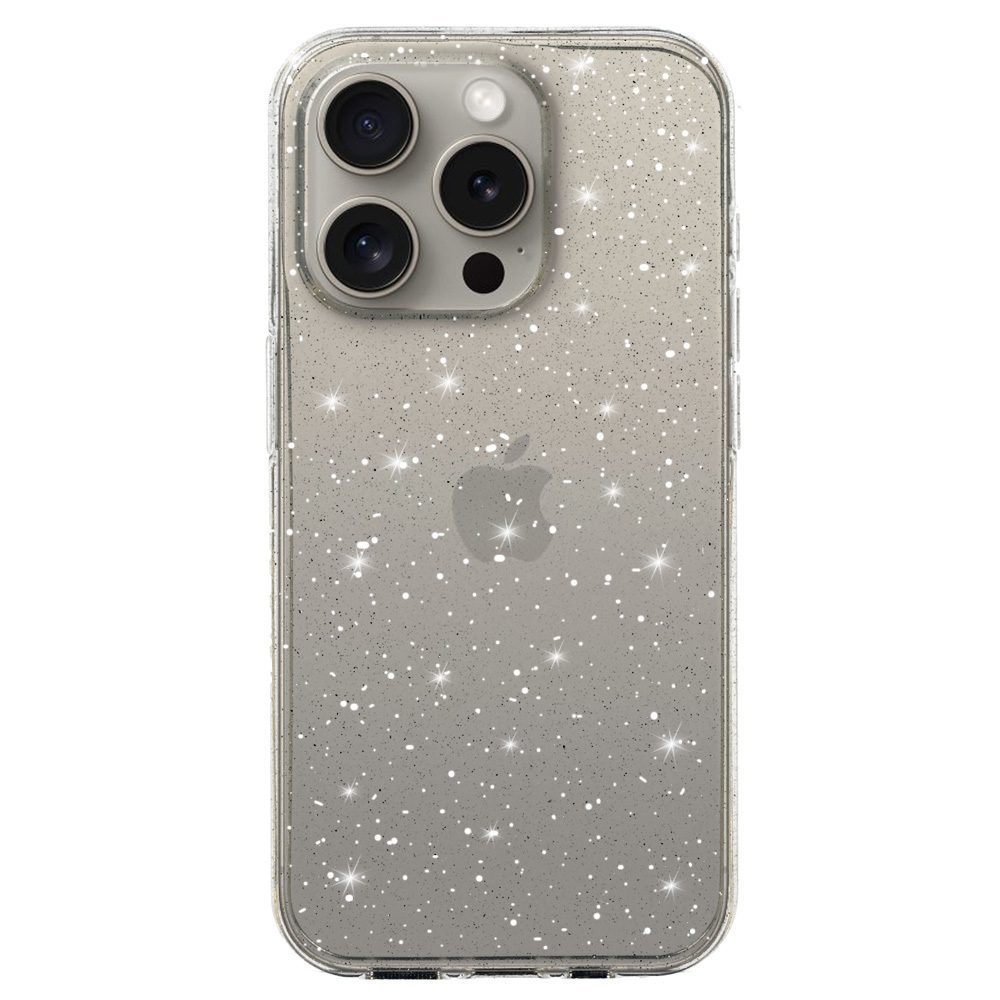 Crystal Glitter Case for Iphone 16 Plus Silver