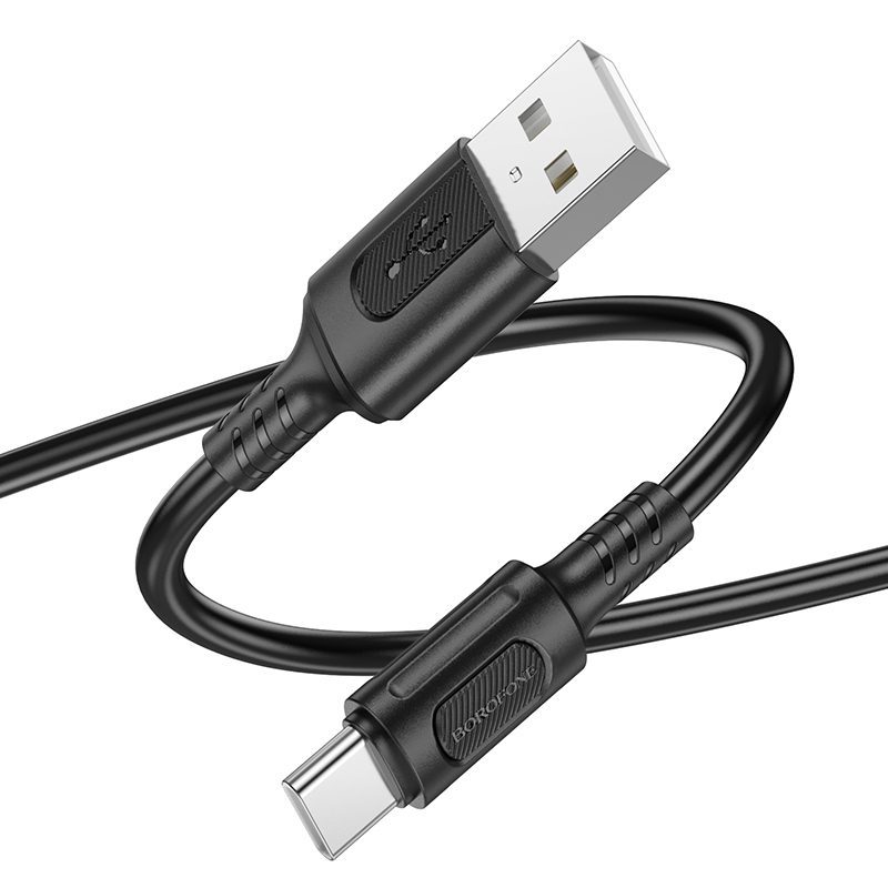 Borofone Cable BX111 Feliz - USB to Type C - 3A 1 metre black