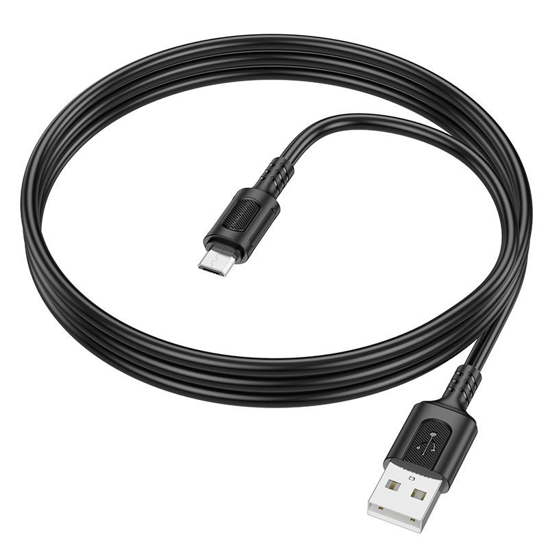 Borofone Cable BX111 Feliz - USB to Micro USB - 2,4A 1 metre black