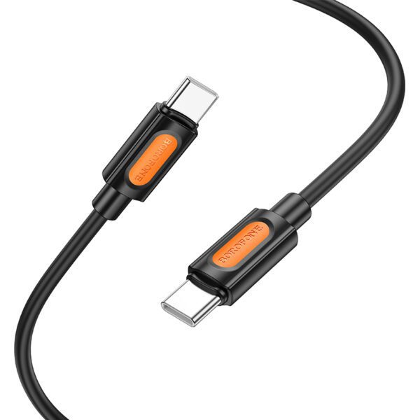 Borofone Cable BX114 Structure - Type C to Type C - PD 60W 3A 1 metre black