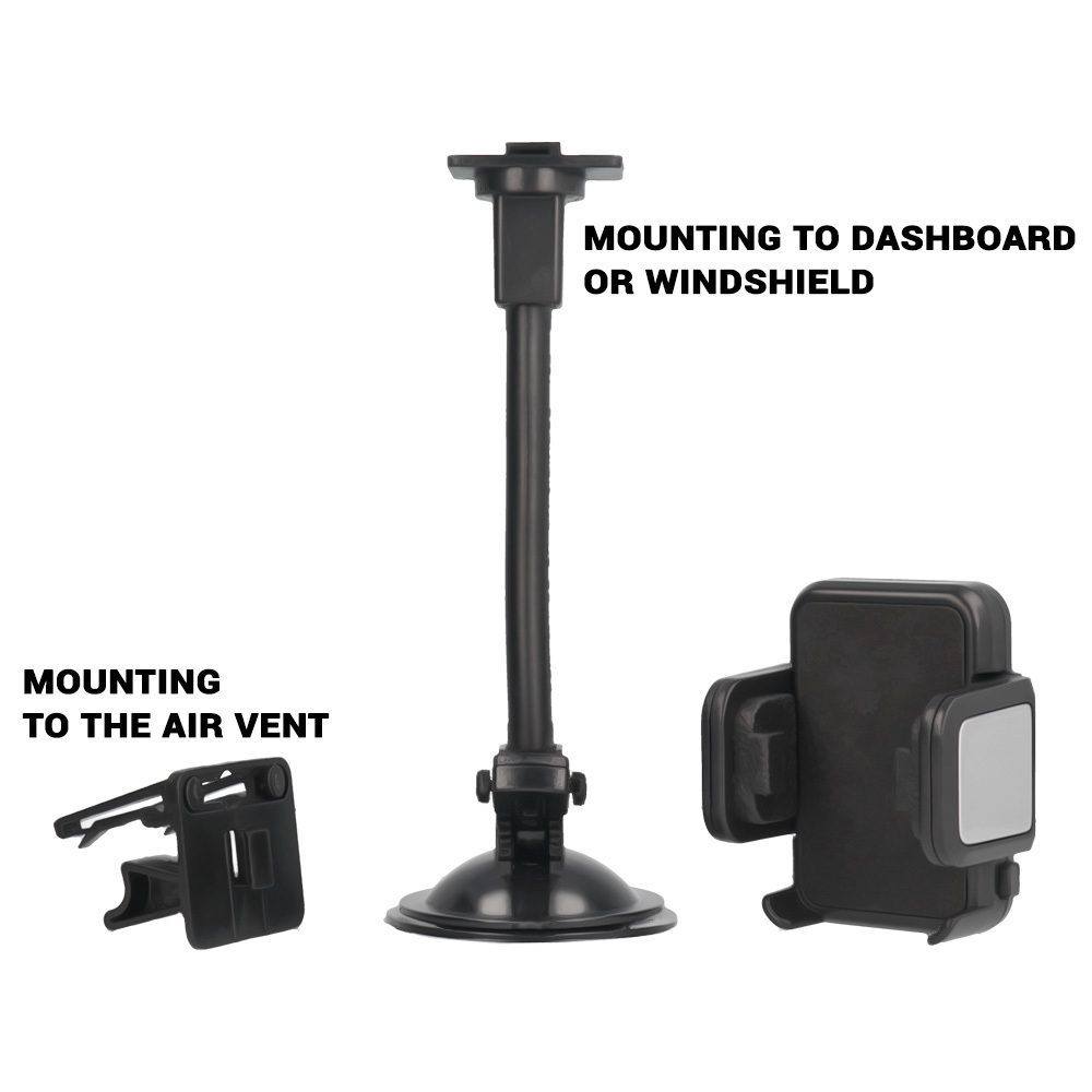 foto_add-296251 Car Holder VENNUS - CHROME - R 17 /air vent and windshield mount/