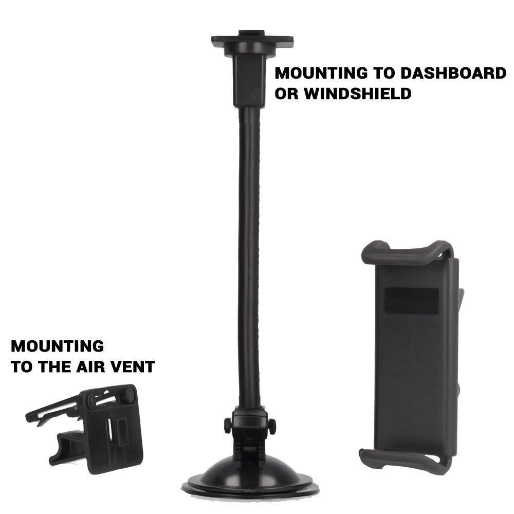 Car Holder VENNUS - SMART 27CM /air vent and windshield mount/