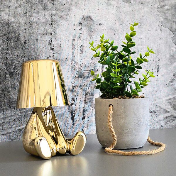 Night lamp Golden Man design H