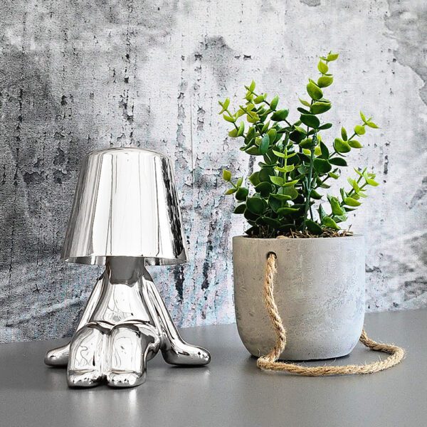 Night lamp Silver Man design C