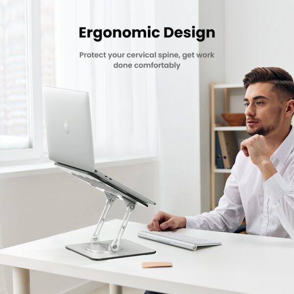 Rock Laptop stand Ultra Light Aluminium silver