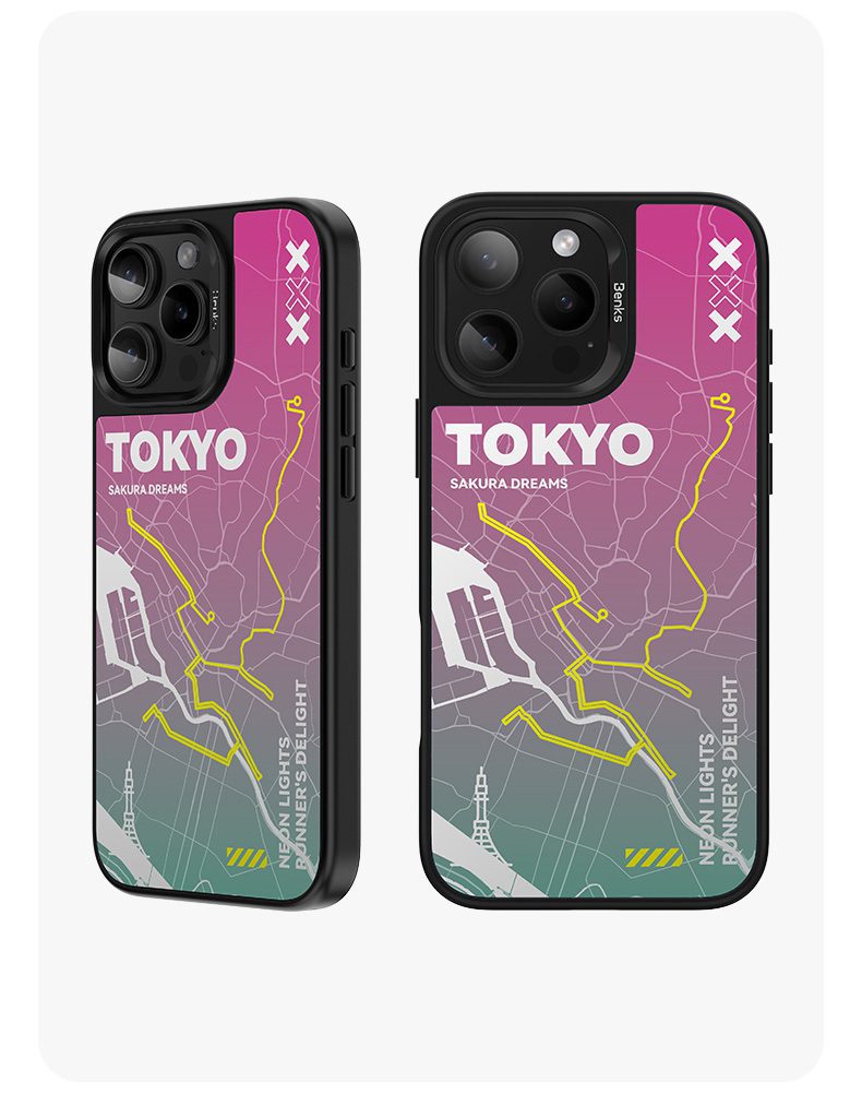 Benks Dynamic City Tokyo Case for Iphone 15 Pro