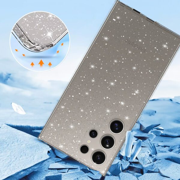 foto_add-303031 Crystal Glitter Case for Samsung Galaxy S25 Ultra Silver